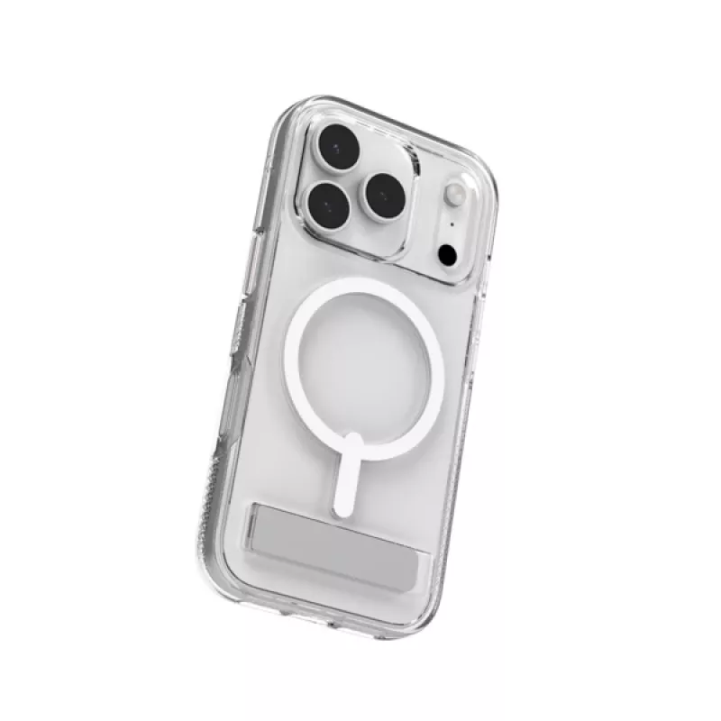 Custodia ZAGG Crystal Palace Snap Kickstand per Apple iPhone 17 Pro trasparente