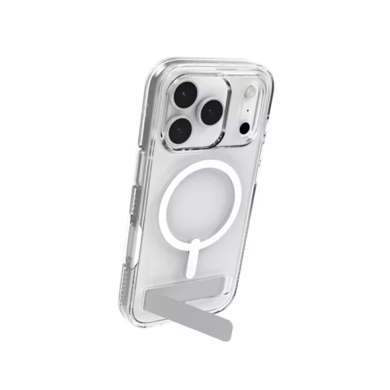 Custodia ZAGG Crystal Palace Snap Kickstand per Apple iPhone 17 Pro trasparente