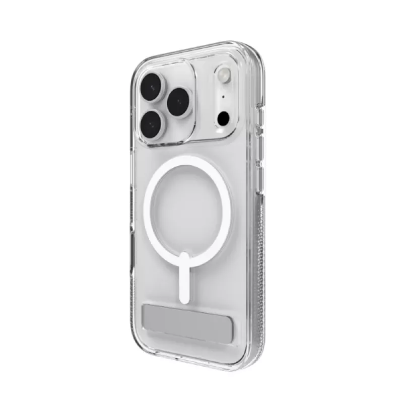 ZAGG Crystal Palace Snap Kickstand (Button Cover) custodia per Apple iPhone 17 Pro Max