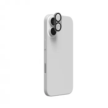 ZAGG InvisibleShield Glass Elite protezione per obiettivo della fotocamera per Apple iPhone 16/16 Plus, nero