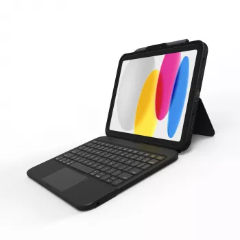 ZAGG Tough Keys-Apple-iPad 10th Gen/A16-nero-tedesco (B2B Brown Box)