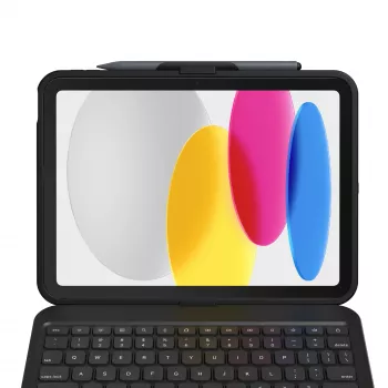 ZAGG Tough Keys-Apple-iPad 10th Gen/A16-nero-tedesco (B2B Brown Box)