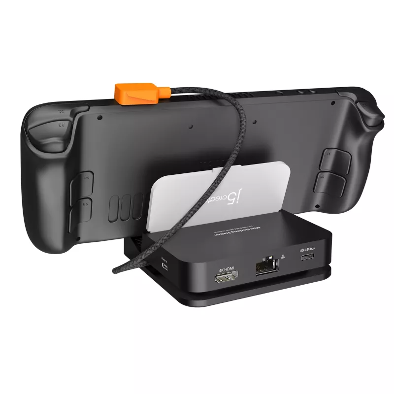 j5create JCD624-N Omni Side Dock docking station per Nintendo Switch 2 e Steam Deck