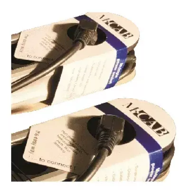 Prolunga di alimentazione M-Cab POW0001 2m 6 prese AC per interni nero argento