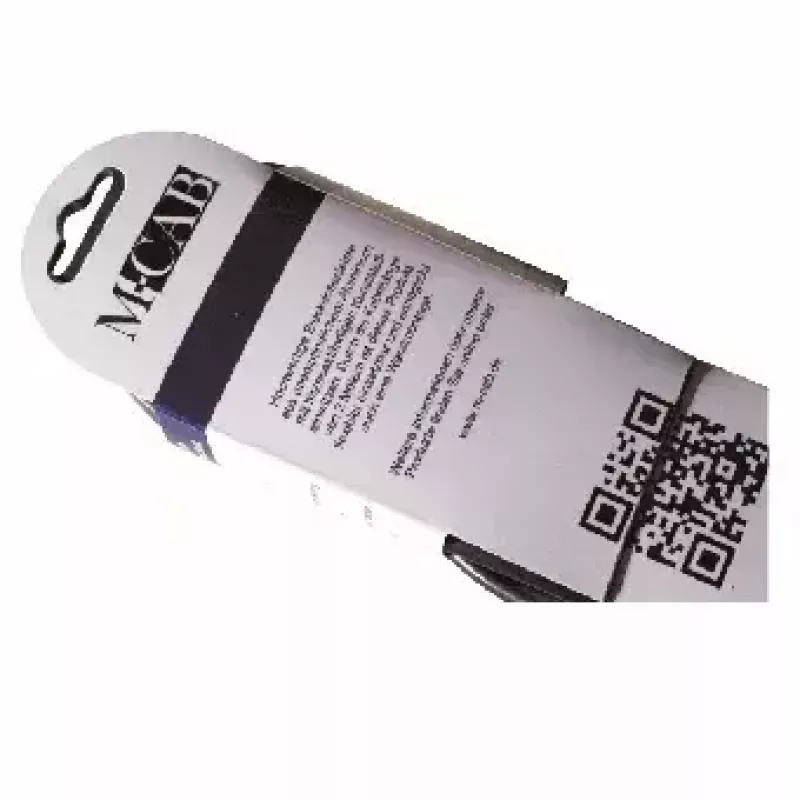 Prolunga di alimentazione M-Cab POW0001 2m 6 prese AC per interni nero argento