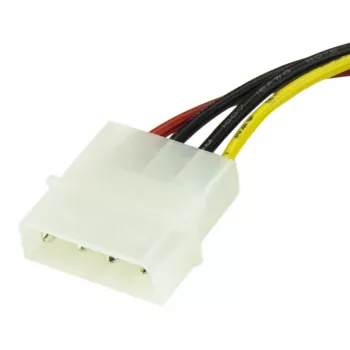 Adattatore cavo di alimentazione StarTech.com 15 cm da 4 pin LP4 a SATA, Molex (4 pin), SATA 15 pin, 0,152 m, connettore maschio, dritto, dritto