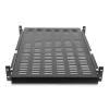 Ripiano scorrevole per rack server StarTech.com 2U - profondità di montaggio regolabile da 20 a 30 pollici - ventilato - 50 lb - ripiano universale heavy duty per rack 19