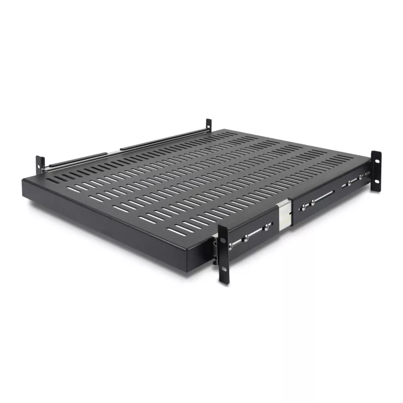 Ripiano scorrevole per rack server StarTech.com 2U - profondità di montaggio regolabile da 20 a 30 pollici - ventilato - 50 lb - ripiano universale heavy duty per rack 19