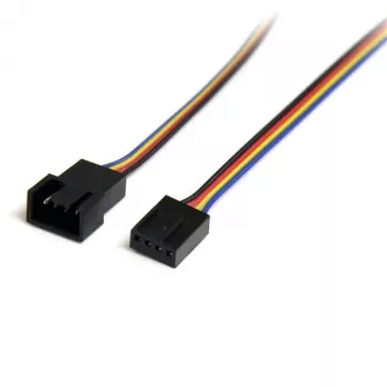 Prolunga cavo di alimentazione ventola StarTech.com 12 pollici 4 pin - M/F, Molex (4 pin), Molex (4 pin), 0,305 m, connettore maschio, connettore femmina, dritto