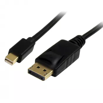 Cavo StarTech.com 1 m (3 ft) Mini DisplayPort a DisplayPort 1.2 - cavo adattatore Mini DisplayPort a DisplayPort 4K x 2K UHD - cavo Mini DP a DP per monitor - cavo convertitore mDP a DP