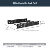 Guide rack universali per server StarTech.com 2U fisse da 19 pollici con profondità regolabile