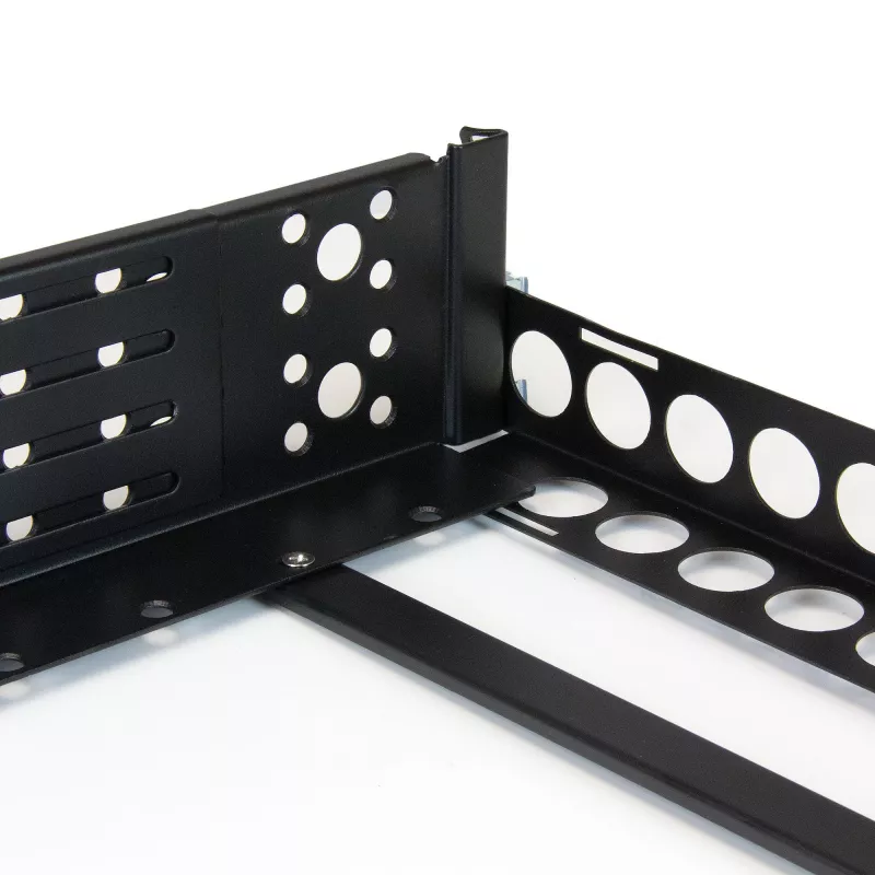 Guide rack universali per server StarTech.com 2U fisse da 19 pollici con profondità regolabile