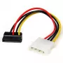 Adattatore cavo di alimentazione StarTech.com 6 in da 4 pin LP4 a SATA con angolo a sinistra