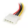 Adattatore cavo di alimentazione StarTech.com 6 in da 4 pin LP4 a SATA con angolo a sinistra
