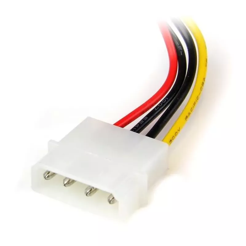 Adattatore cavo di alimentazione StarTech.com 6 in da 4 pin LP4 a SATA con angolo a sinistra