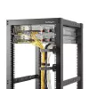 Gancio a D per gestione cavi rack server verticale multidirezionale StarTech.com 6 x 10 cm (2,4 x 3,9 pollici)