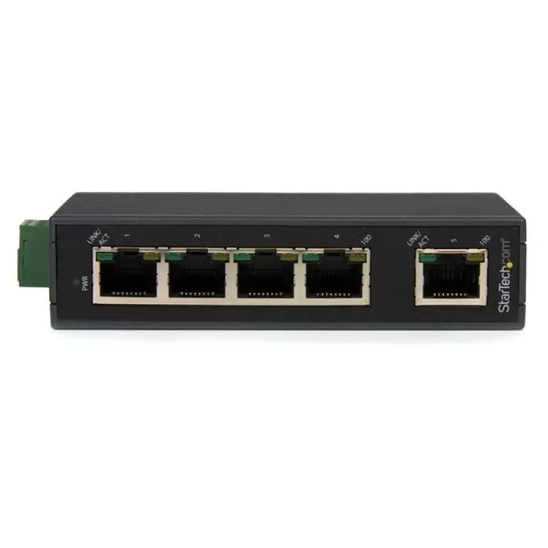 Switch Ethernet industriale StarTech.com a 5 porte – montaggio su guida DIN