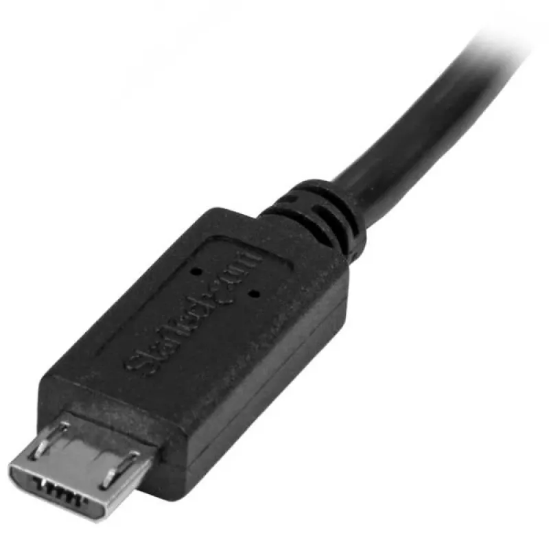 StarTech.com USBUBEXT50CM cavo di prolunga Micro-USB M/F, 0,5 m (20 pollici), Micro-USB B, USB 2.0, nero