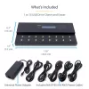StarTech.com Duplicatore e cancellatore autonomo di chiavette USB 1 a 15, copiatore multiplo di unità flash USB, copia di sistema, file e intera unità a 1,5 GB/min, cancellazione singola e a 3 passaggi, display LCD – TAA
