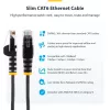 Cavo CAT6 StarTech.com 0,5 m – slim – senza linguette – connettore RJ45 – nero