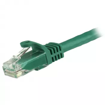 StarTech.com cavo Ethernet CAT6 da 1,5 m – verde CAT 6 Gigabit Ethernet cavo – 250 MHz 100W PoE RJ45 UTP cavo di rete/patch, sicuro con linguetta con scarico di trazione, testato singolarmente