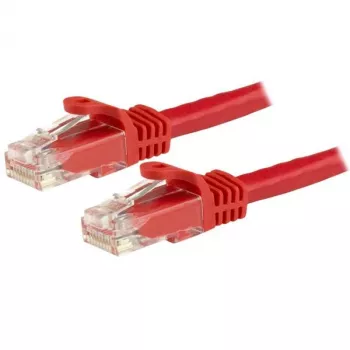 Cavo Ethernet CAT6 StarTech.com 1,5 m - cavo Gigabit Ethernet CAT 6 rosso - 250 MHz 100 W PoE RJ45 UTP per rete/patch, protezione linguette con scarico di trazione, testato singolarmente