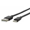 Mobilis 020013 Energia cavo USB-A – USB-C, 1 m, nero