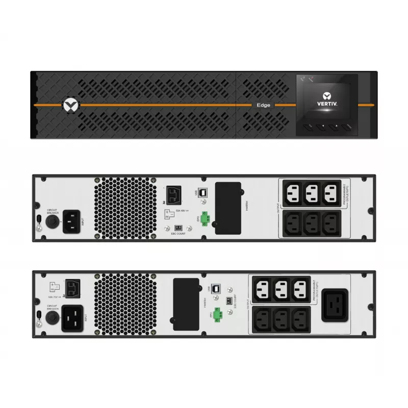 Vertiv Liebert Edge gruppo di continuità (UPS) - 1500VA 1350W 230V 2U line-interactive AVR torre/rack