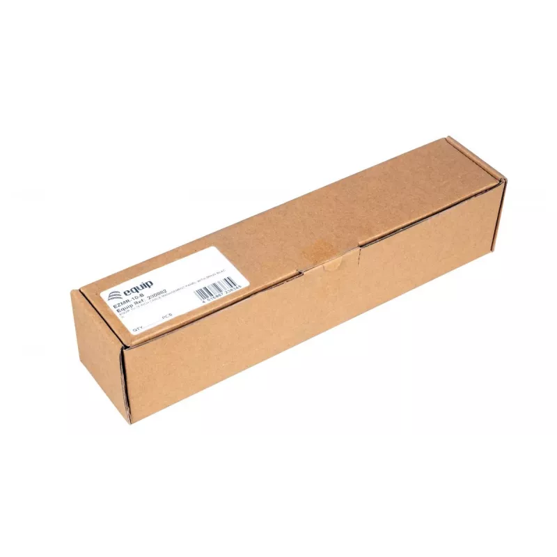 Anello passacavi EQUIP EZMR-10-B — metallo, nero, accessorio per rack, 1 pz., 174 g