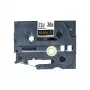 Etichetta per etichettatrice Brother TZE-R354 oro su nero
