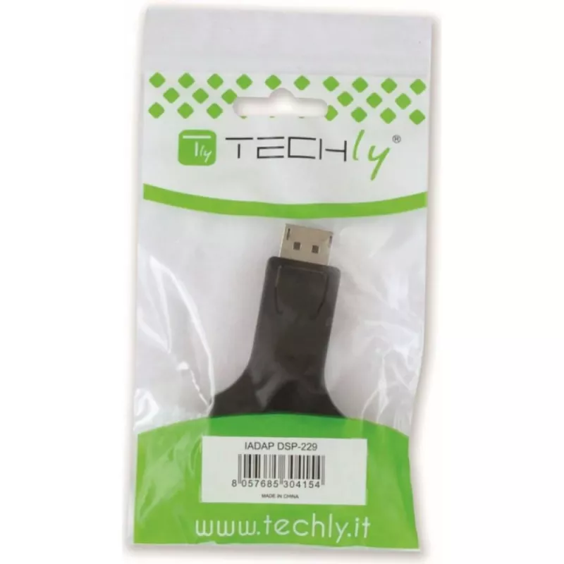 Techly adattatore DisplayPort DP M a DVI-I 24 + 5 F IADAP DSP-229