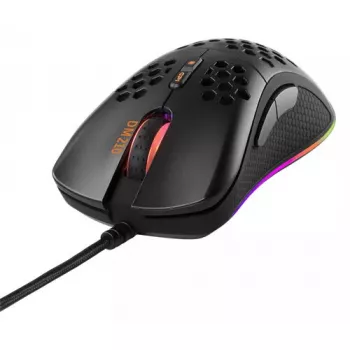 Mouse da gaming Deltaco DM210 cavo ultrasottile RGB nero