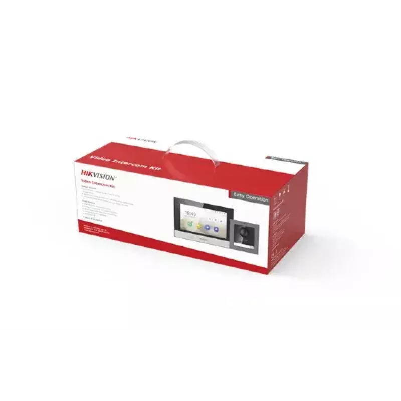 Videocitofono Hikvision DS-KIS602 2 MP 7 pollici nero grigio