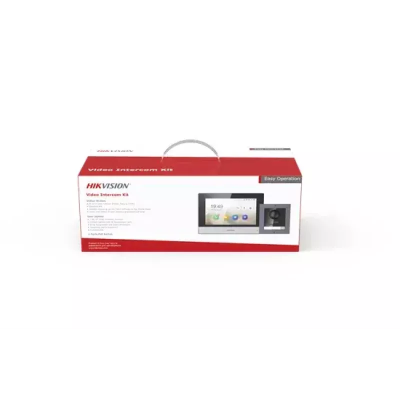 Videocitofono Hikvision DS-KIS602 2 MP 7 pollici nero grigio