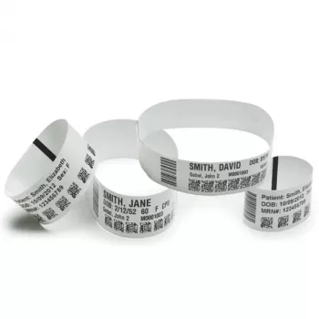 Zebra Z-Band Ultrasoft 25 x 279mm nero, bianco
