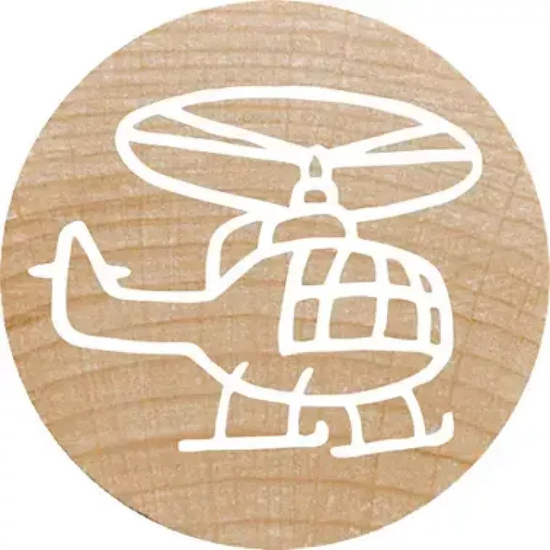 Timbro tondo Colop 165226 timbro in legno 3 cm diametro