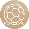 Timbro tondo Colop 165226 timbro in legno 3 cm diametro