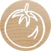 Timbro tondo Colop 165226 timbro in legno 3 cm diametro