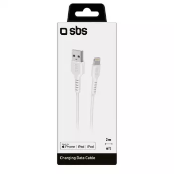 Cavo Lightning SBS TECABLEUSBIP5289W 2m bianco USB A