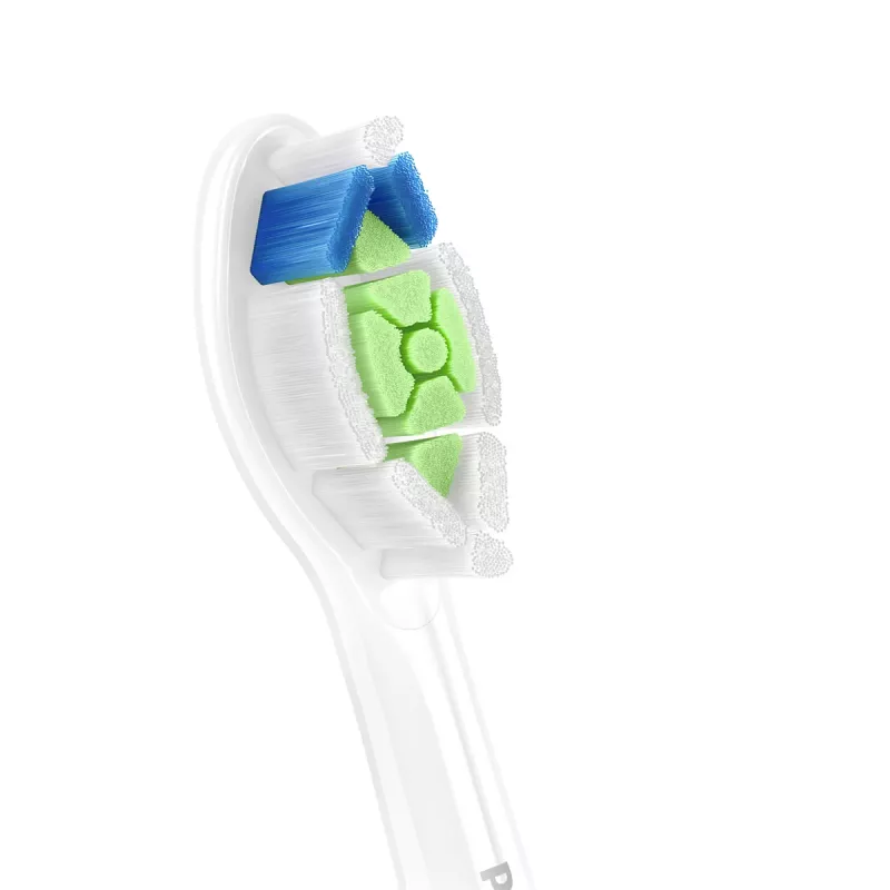 Testine spazzolino di ricambio Philips HX6066/87 Optimal White — confezione da 6 pz.