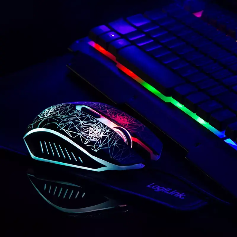 Tastiera gaming con mouse LogiLink ID0185