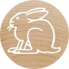 Timbro a data Colop 165225 gomma legno 3 cm diametro