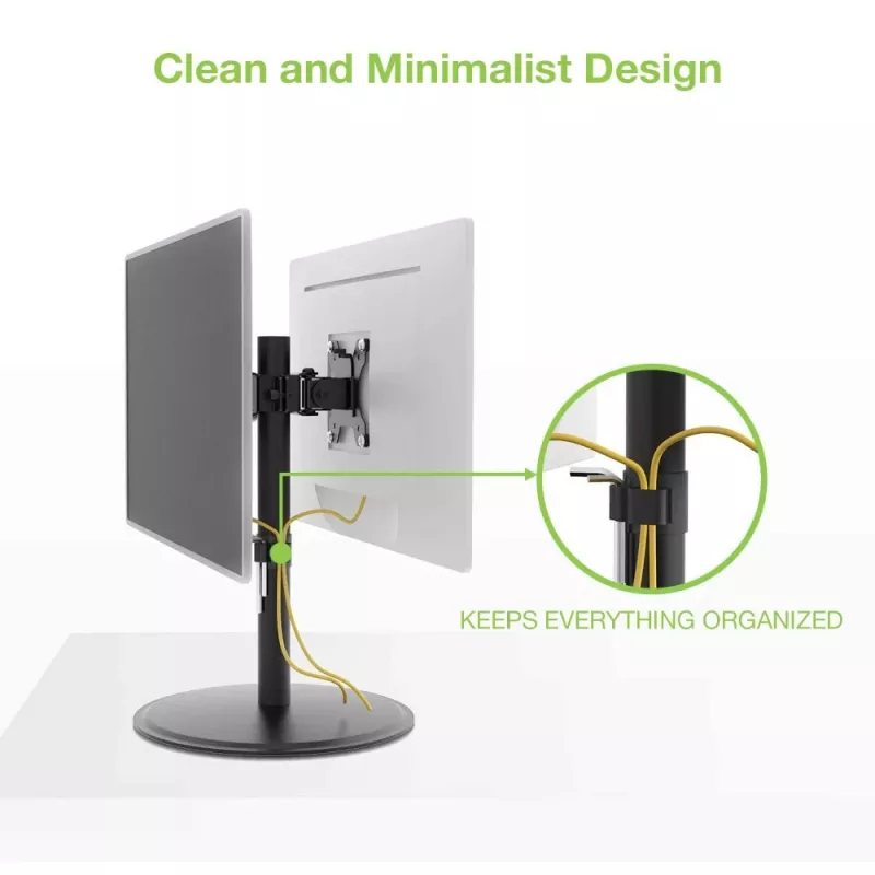 Techly ICA-LCD 402 supporto monitor / stand 81,3 cm (32 pollici) da tavolo nero