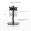 Techly ICA-LCD 402 supporto monitor / stand 81,3 cm (32 pollici) da tavolo nero