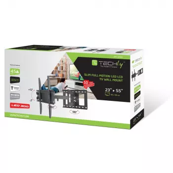 Techly ICA-PLB 148M supporto a parete per TV 139,7 cm (55 pollici) nero