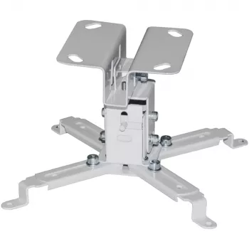 Techly staffa a soffitto per proiettore prolunga 130 mm argento ICA-PM 2S
