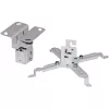 Techly staffa a soffitto per proiettore prolunga 130 mm argento ICA-PM 2S