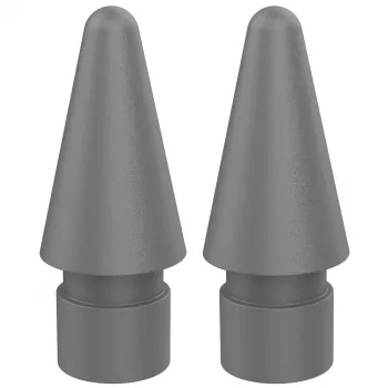 DEQSTER Pencil 2 punte di ricambio – confezione da 2, punta, grigio, cloruro di polivinile (PVC), DEQSTER Pencil 2, Cina, 15,1 mm