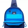 Borsa a tracolla Rivacase Dijon 25,6 cm (10,1 pollici) blu maniglia cinghia a spalla