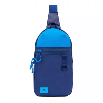 Borsa a tracolla Rivacase Dijon 25,6 cm (10,1 pollici) blu maniglia cinghia a spalla